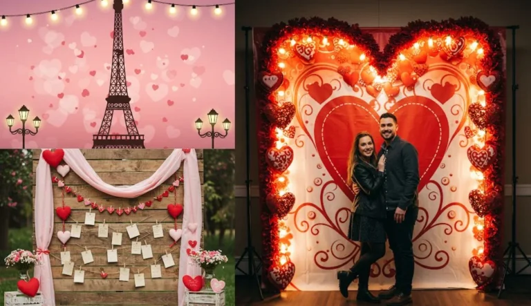 Valentine's Backdrop Ideas