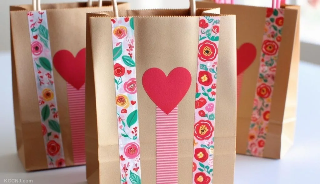 Washi Tape Decorated Bag