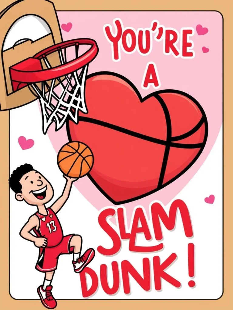 You're a slam dunk_ for basketball fans