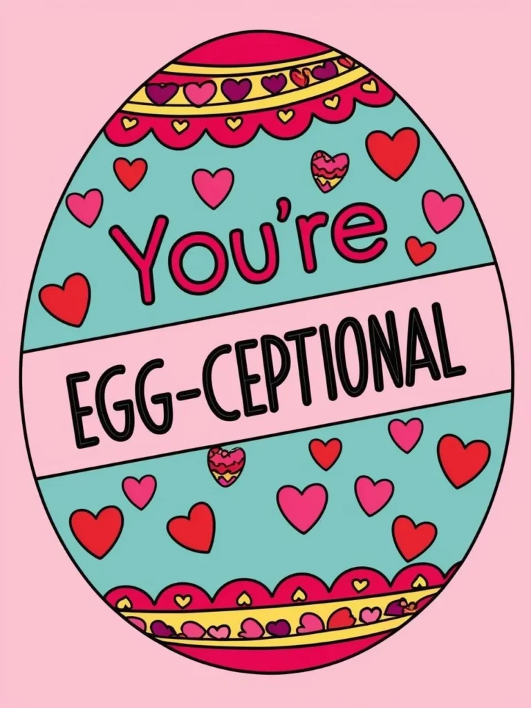 You're egg-ceptional with an Easter egg design