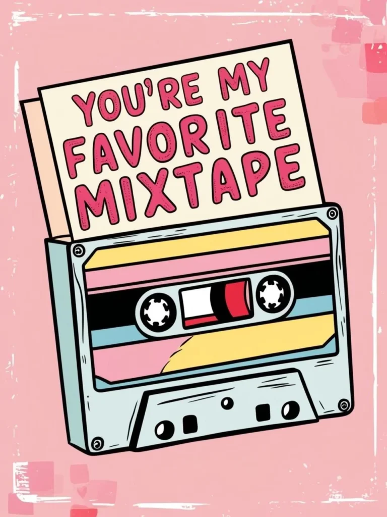 You're my favorite mixtape_ featuring a cassette tape