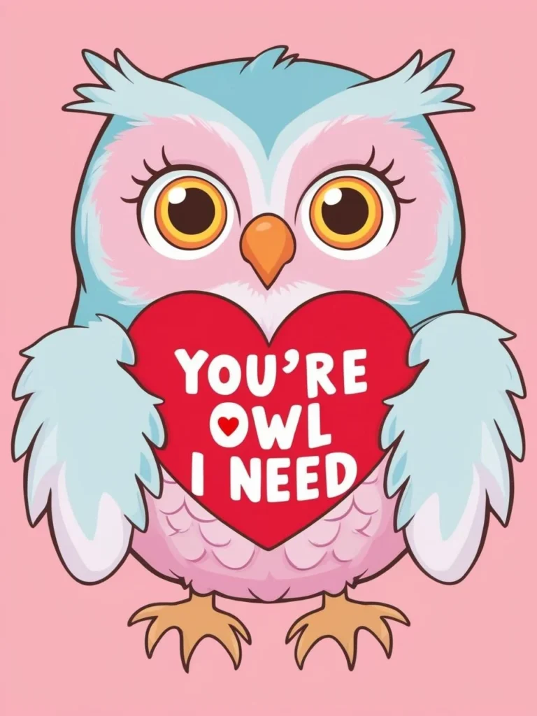 You're owl I need_ featuring a cute owl