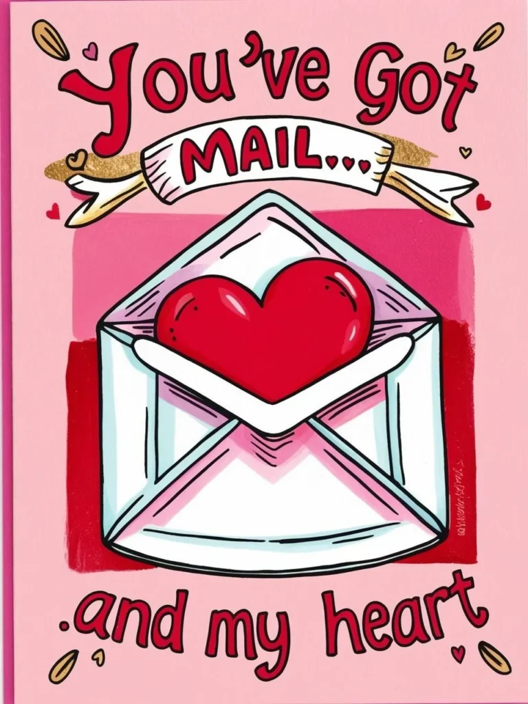 You've got mail... and my heart_ with an email icon