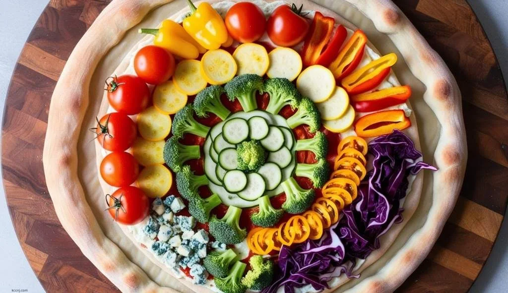 DIY Rainbow Pizza