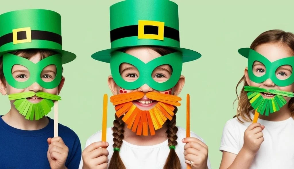 Leprechaun Paper Plate Mask