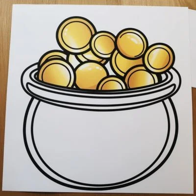Pot of Gold drawing