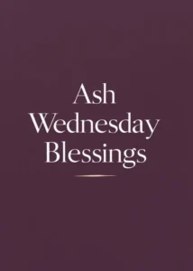 Purple Background Ash Wednesday Card