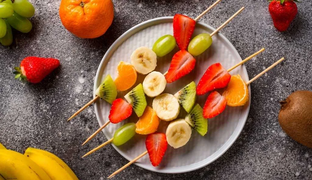 Rainbow Fruit Skewers