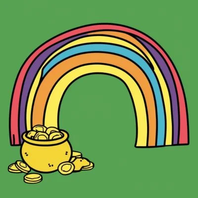 Rainbow with Pot of Gold