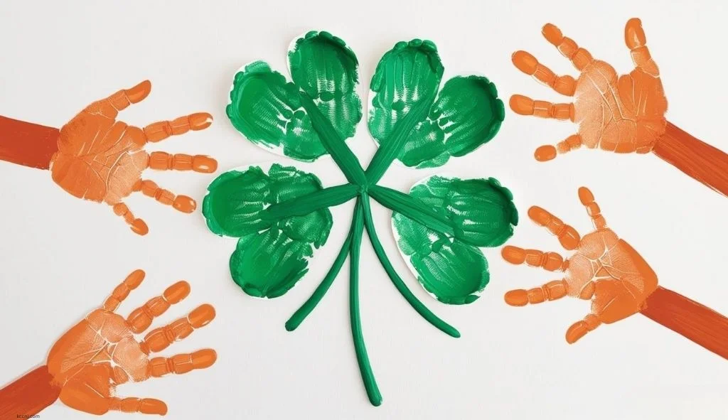 Shamrock Handprint Craft