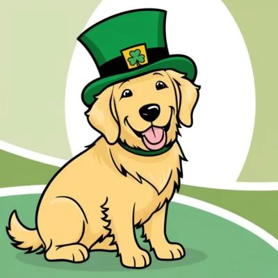 St. Patrick's Day Dog