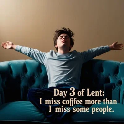 The Lenten Struggle Bus