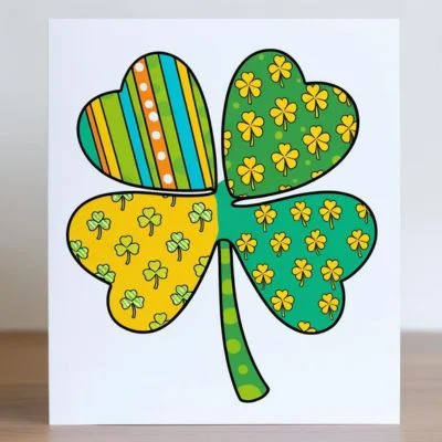 Three-Leaf Clover with Patterns