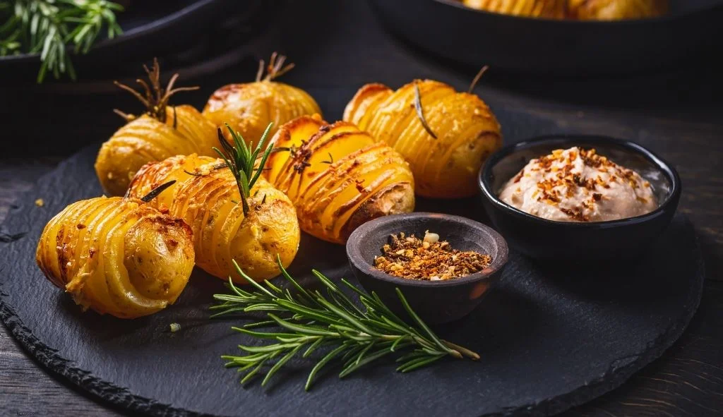 Whipped Feta Roasted Potatoes